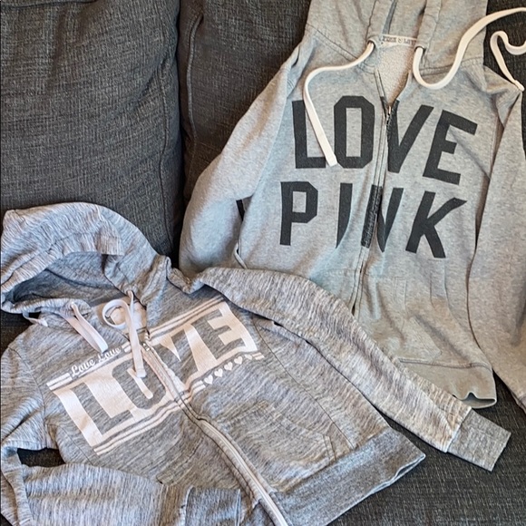 PINK Victoria's Secret Tops - PINK Victoria’s Secret Hoodies BUNDLE - 2 for 1!!